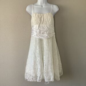 Vintage Y2K Coquette Angelcore Date Night Formal Sequin Babydoll Dress XL